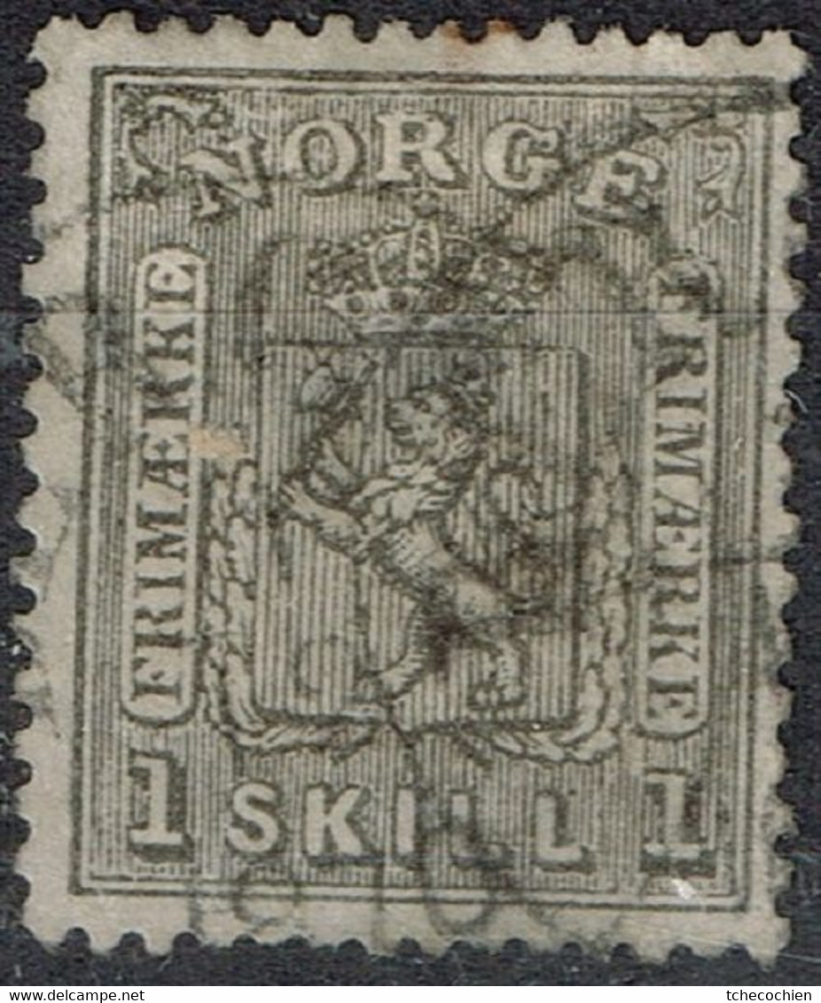 Norvège - 1867 - Yvert & Tellier N° 11 Oblitéré - Gebruikt