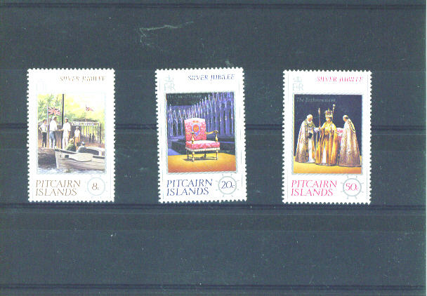 PITCAIRN ISLANDS - 1977 Silver Jubilee UM - Islas De Pitcairn