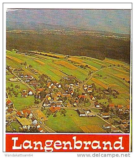 AK Langenbrand Schwarzwald Mehrbildkarte 6 Bilder Mit Freischach 14.10.90 - 14 591 KREUZTAL Nach 6450 Hanau / Main - Schömberg