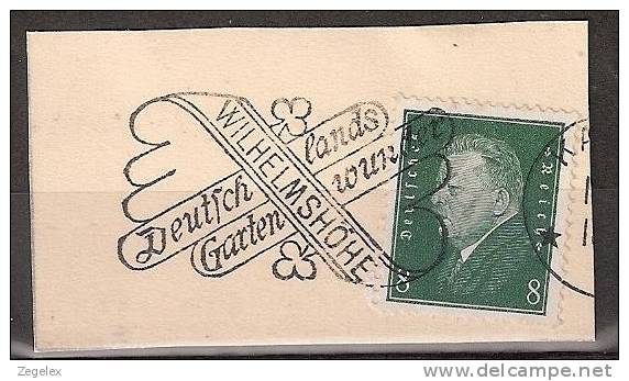 "Deutsche Reich Stempel ""Wilhemshöhe Deutschlands Gartenwunder""" - Franking Machines (EMA)