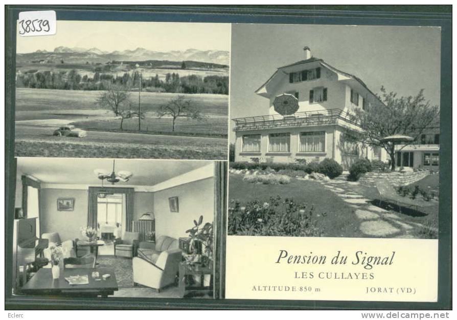 DISTRICT D´ORON /// LES CULLAYES - PENSION DU SIGNAL - TB - Les Cullayes