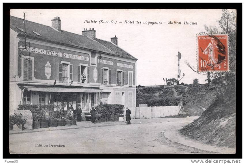 78 PLAISIR - " HOTEL DES VOYAGEURS - MAISON HUGUET " - Plaisir