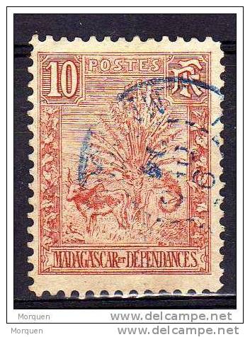 Lote 4 Sellos Madagascar, Colonia Francesa, Num 28, 67 Y Taxe 8, 31 */º - Timbres-taxe