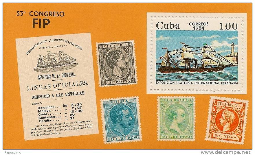 Cuba 1984, Expo España 84. - Nuevos