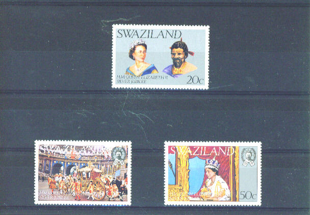 SWAZILAND - 1977 Silver Jubilee UM - Tristan Da Cunha