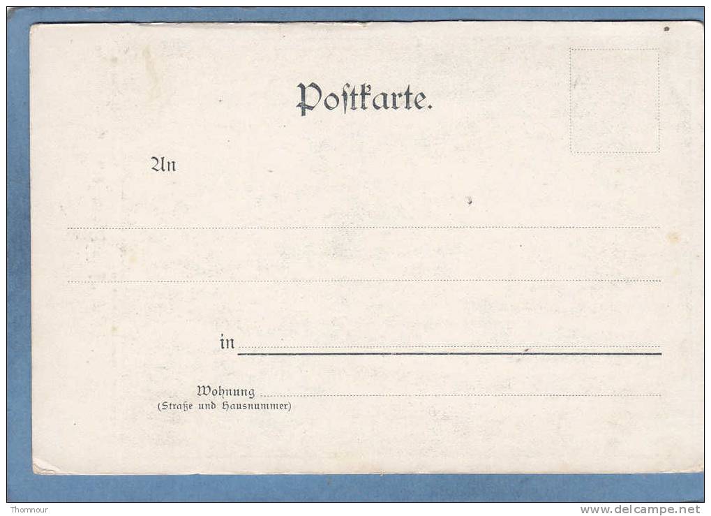 ECK  " ZUM  MONINGER  " -  BELLE CARTE PRECURSEUR  ANIMEE - - Karlsruhe