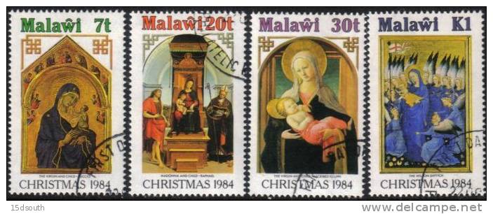 Malawi - 1984 Christmas Set (o) # SG 716-719 , Mi 437-440 - Malawi (1964-...)