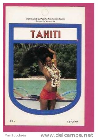 TAHITI VAHINE SEINS NUS DANS ECUSSON AUTO COLLANT - Tahiti