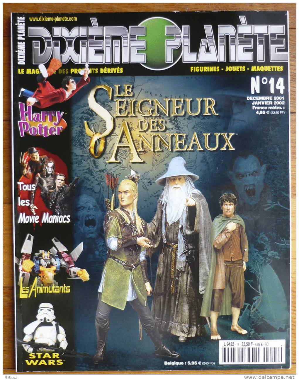 DIXIEME PLANETE N° 14 LE SEIGNEUR DES ANNEAUX  HARRY POTTER  MOVIE MANIACS ANIMUTANTS STAR WARS - Autres & Non Classés