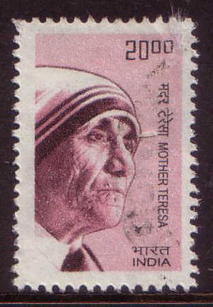 2009 - India Builders Of Modern Definitives 20r MOTHER TERESA Stamp FU - Gebraucht
