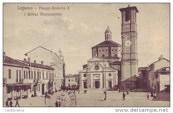 Legnano(Milano)-Piazza Umberto I-1916 - Legnano