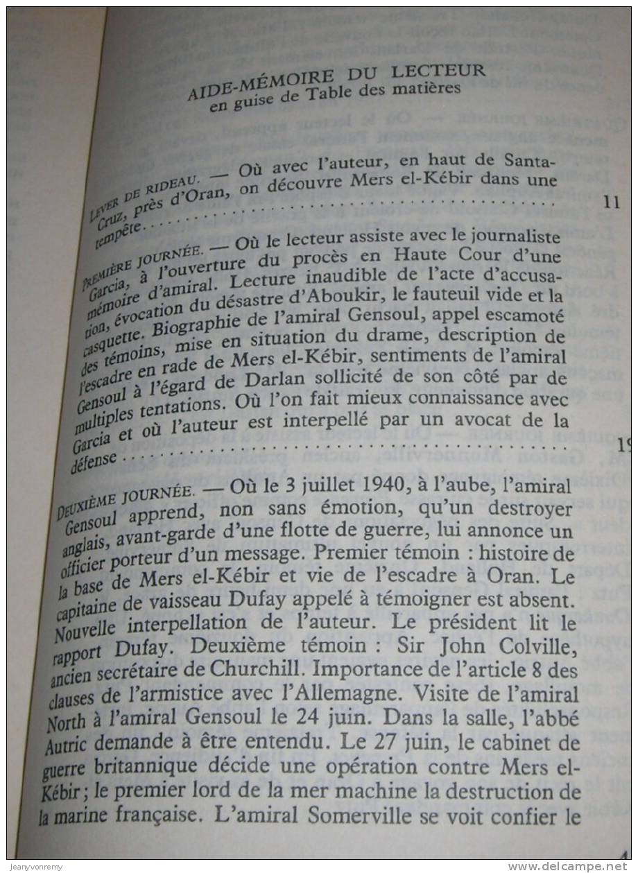 Une Affaire D´honneur - Mers-El-Kébir - 3 Juillet 1940 - 1983. - Histoire