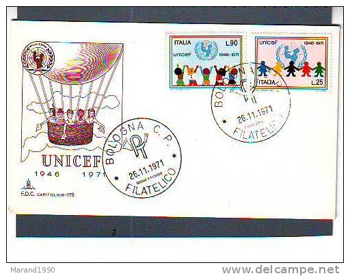 FDC, ITALY, 1971 - UNICEF