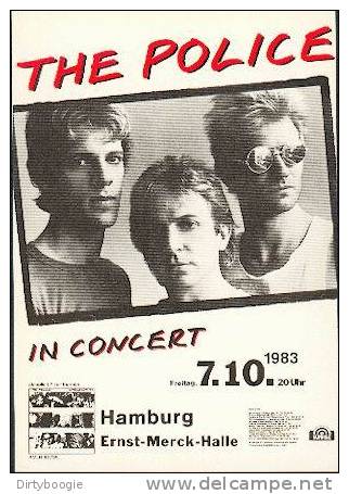 The POLICE - CARTE POSTALE VIERGE - Varia