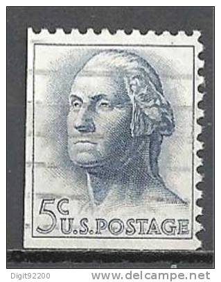 1 W Valeur Oblitérée, Used - YT 741a - ÉTATS-UNIS * 1962/1963 - N° 1287-38 - George Washington