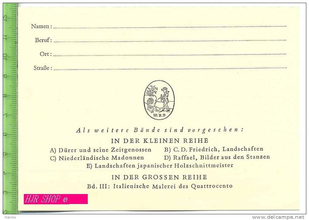 Postkarte, Verlag Der Silbernen Bücher - Wilmersdorf