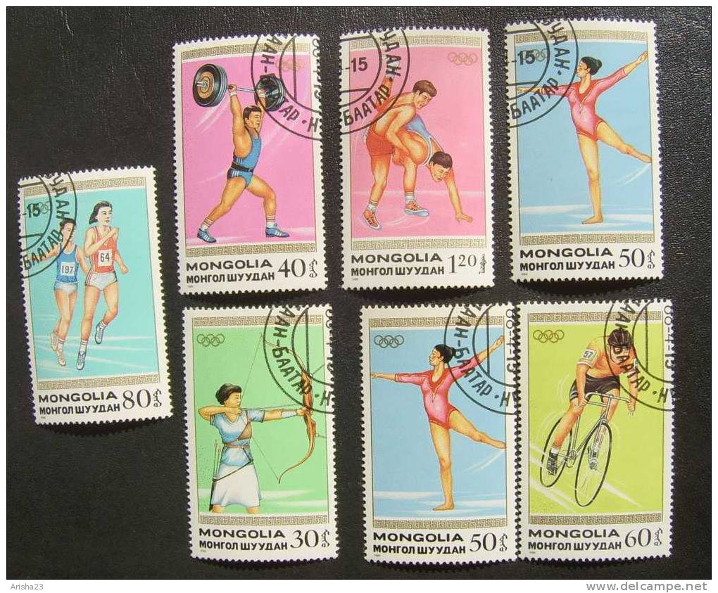 Mongolia, 1988 - SPORT - Olympic Games - Set Of 7 - Summer 1988: Seoul