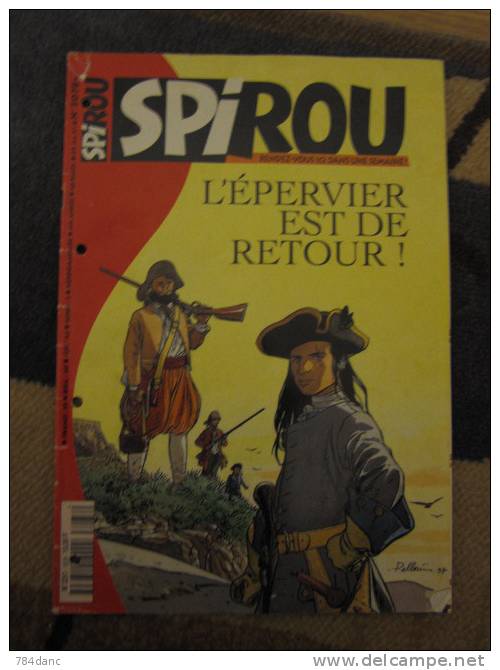 Spirou  1997 - 3078 L'Epervier Est De Retour - Spirou Magazine