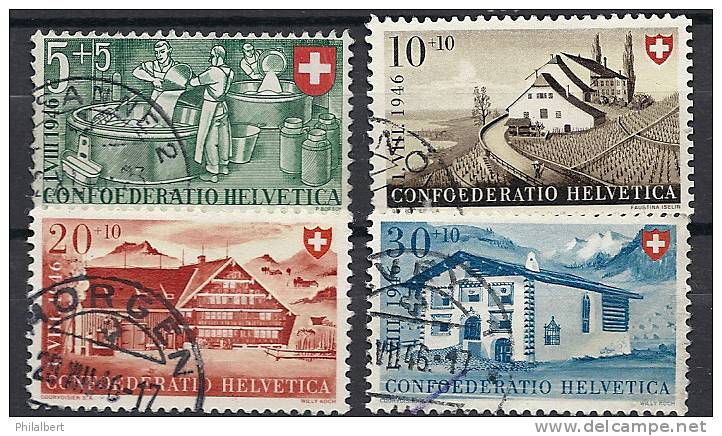 PP046 - Pro Patria 1946 Obl. - Usati