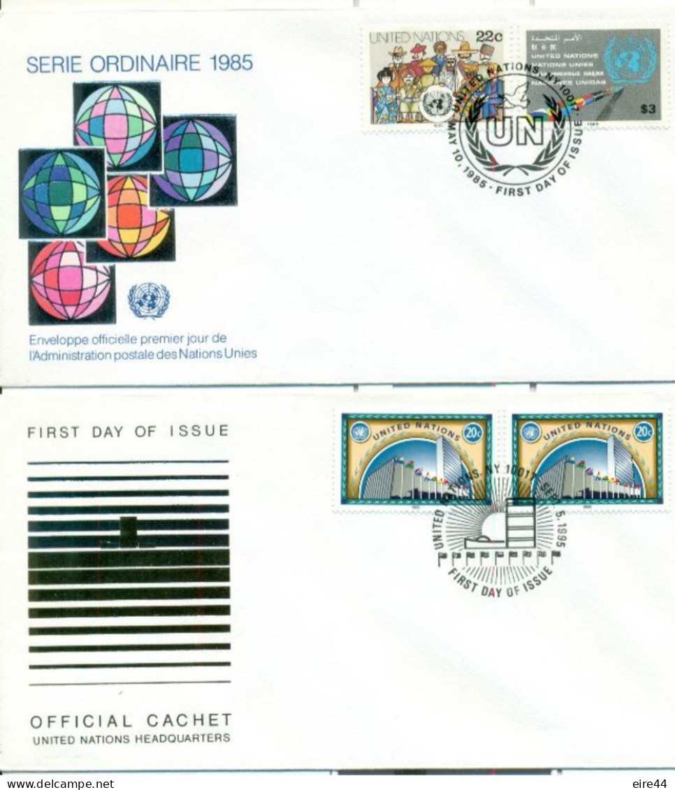 United Nations New York  22 FDC definitive issue dauerserie