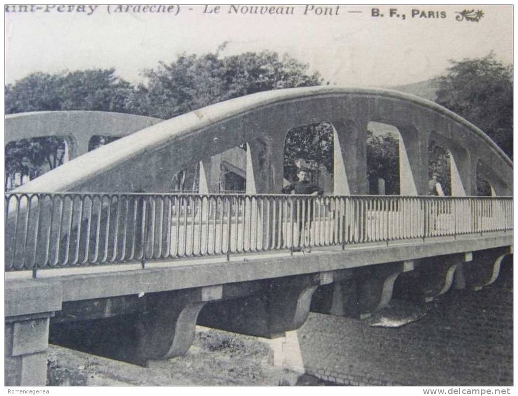 SAINT-PERAY - Le Nouveau Pont - Animée - Non Voyagée - Saint Péray