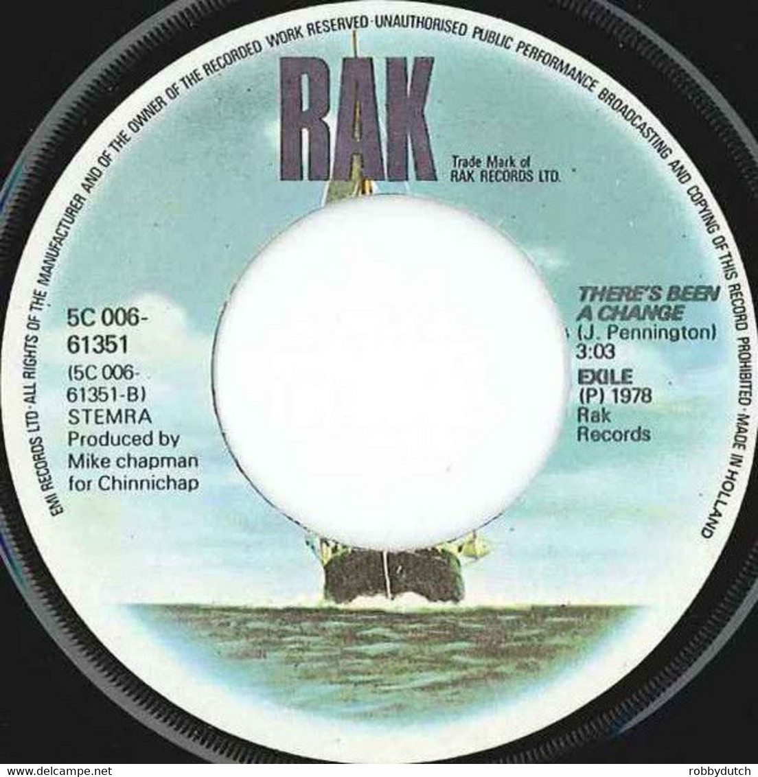 * 7" *  EXILE - KISS YOU ALL OVER (Holland 1978) - Disco, Pop