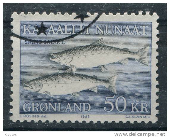 Greenland 1983. 50 Kroner. Flaked Salmon - Gebruikt