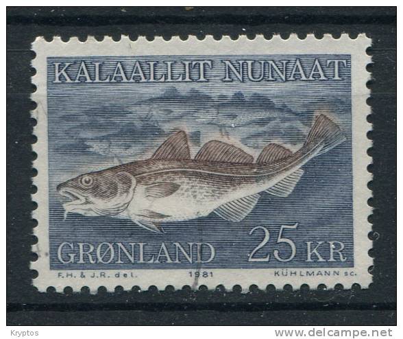 Greenland 1981. 25 Kroner. Cod - Gebraucht