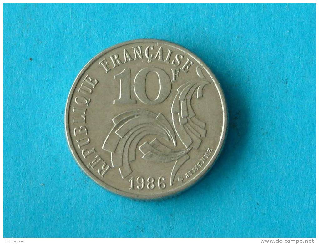 1986 - 10 Francs / KM 959 - ( For Grade, Please See Photo ) ! - Autres & Non Classés