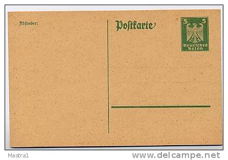 DR  P 156 I  Postkarte ** 1924  Kat. 4,00 € - Cartes Postales