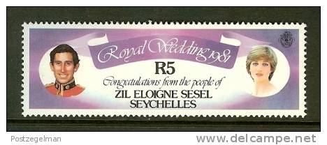 ZIL EL OIGNE 1981 MNH Stamp R5 Royal Wedding - Royalties, Royals