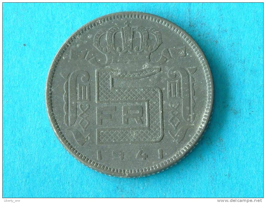 1941 VL - 5 FRANK ( Morin 471 ) ( For Grade, Please See Photo ) ! - 5 Francs