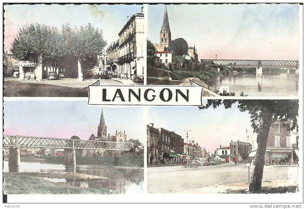 --LANGON - Vues Multiples - Langon