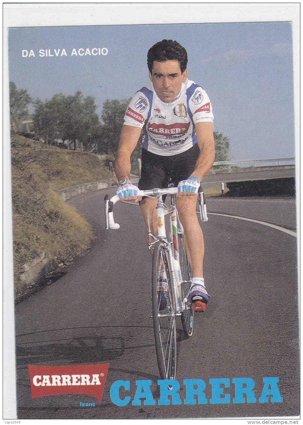 CARD CICLISMO DA SILVA ACACIO PUB. CARRERA IEANS  -FG-N-2-0882-9016-15-D - Cycling