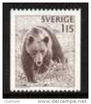 Sweden Scott # 1234 MNH Brown Bear - Unused Stamps