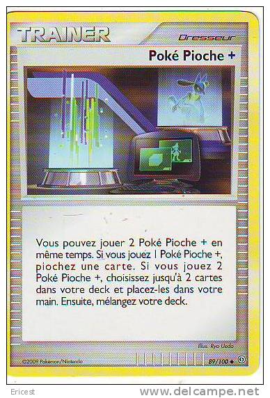 - X - CARTE POKEMON TRAINER POKE PIOCHE + 89/100 NEUVE - Sonstige & Ohne Zuordnung