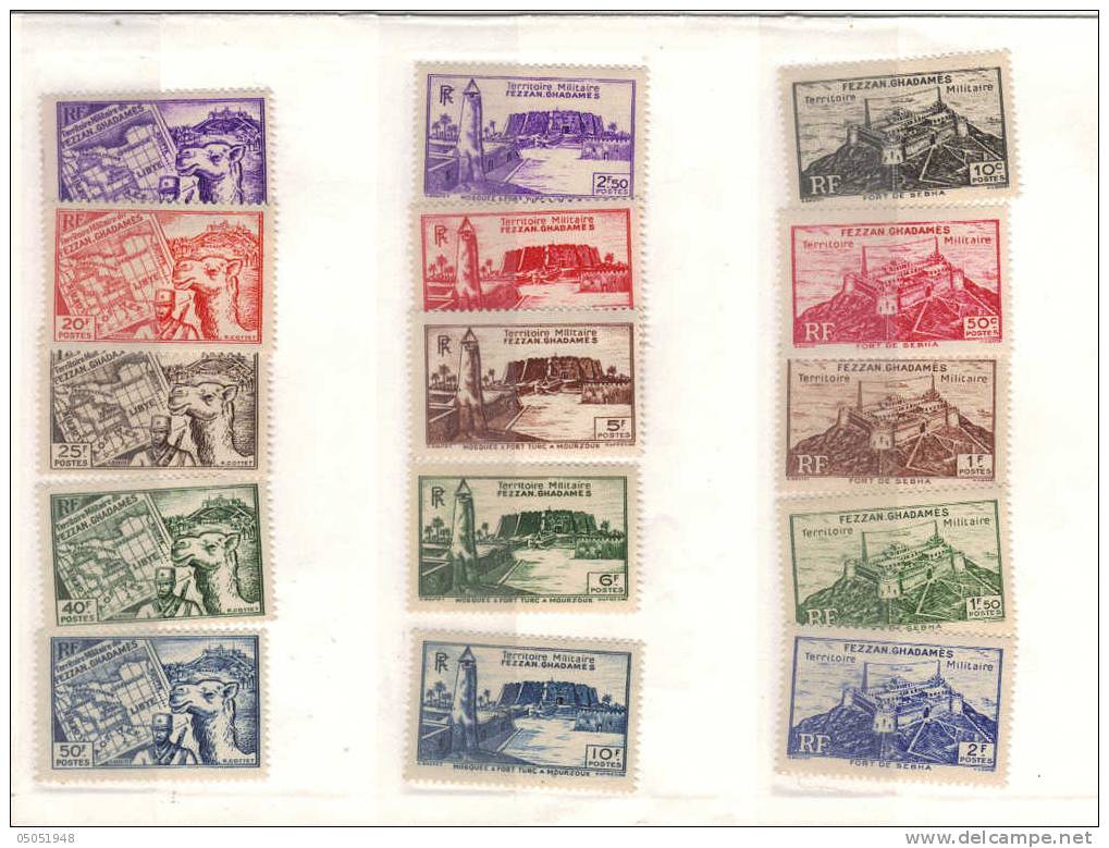 28/42  Luxe Sans Charniéres  Charniéres  :fort,mosquée ,carte - Unused Stamps