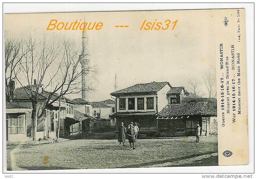Macédoine - Guerre 1914-18 - RF22241 - Bitola - Monastir  - Minaret Près La Grand´Rue  - état - Macédoine Du Nord