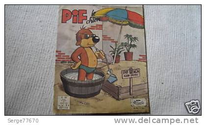 Les Aventures De Pif Le Chien N° 66 D'août 1963 Humanité Arnal Vaillant Gadget Placid Muzo Arthur - Pif - Autres