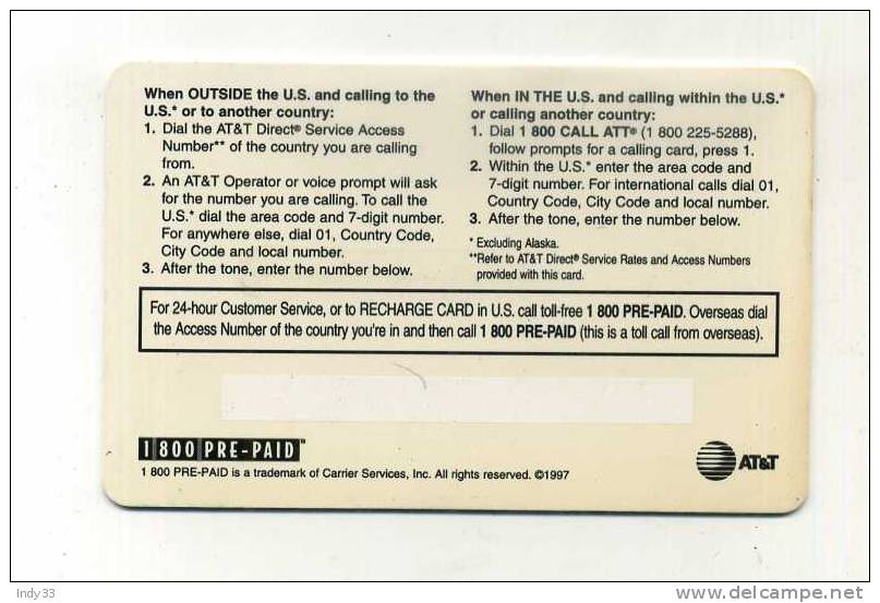 - TELECARTE USA . 1800 PRE-PAID . MILEAGE PLUS UNITED AIRLINES 1997 - Other & Unclassified