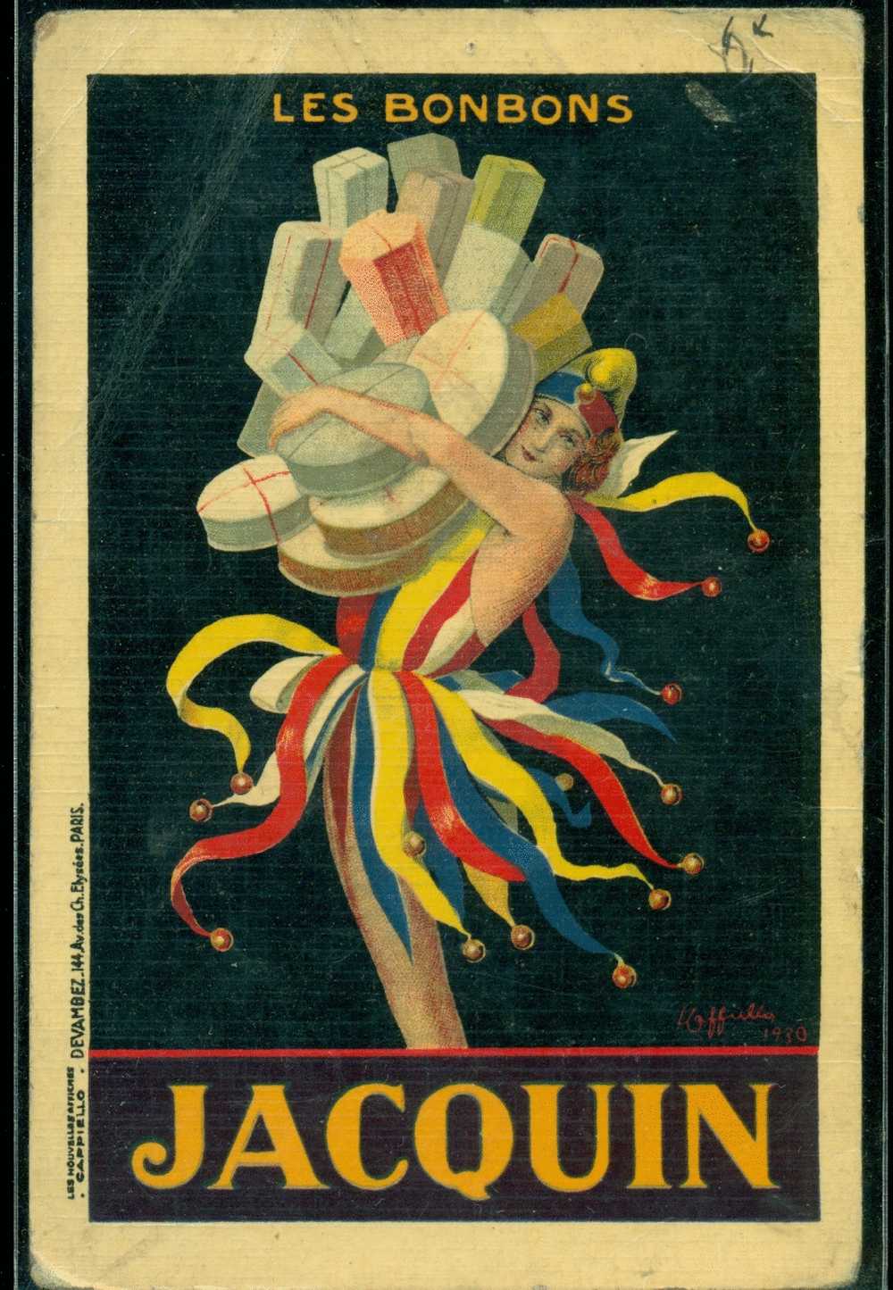 CP. 4066. Carte Postale  Les Bonbons JACQUIN. Illustrateur CAPPIELLO 1931. - Cappiello