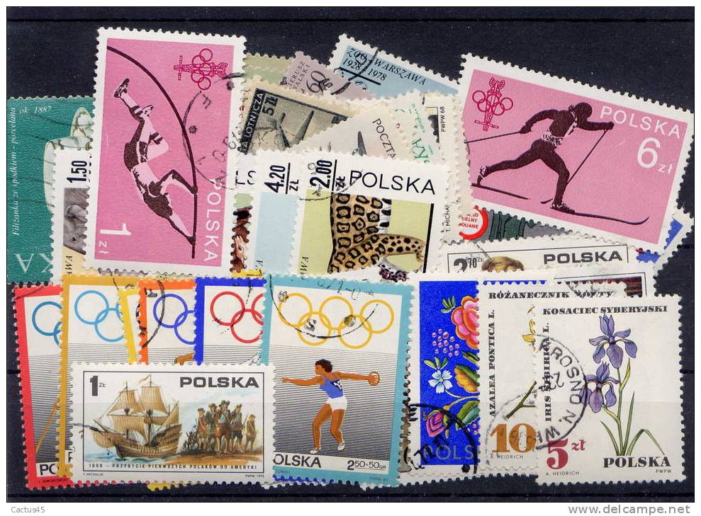 Pologne Lot 2   50tp Differents Themes - Collections