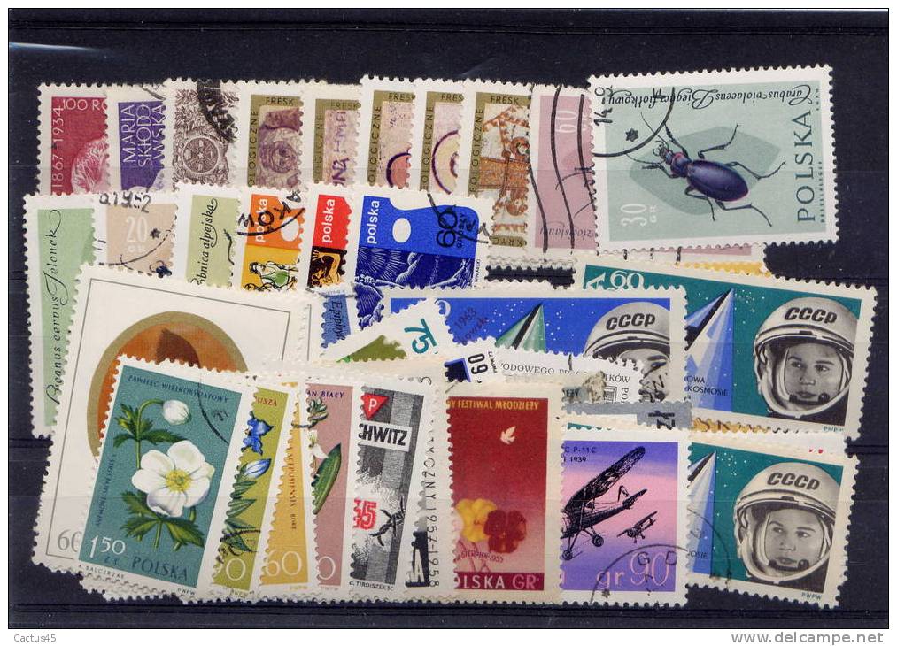 Pologne Lot 8, 50tp Differents Themes - Collezioni