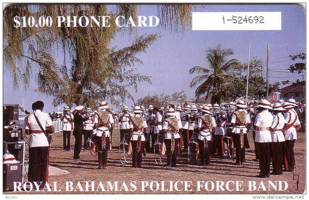 BAHAMAS ROYAL BAHAMAS POLICE BAND MUSIQUE FANFARE  RARE SUPERBE - Bahamas