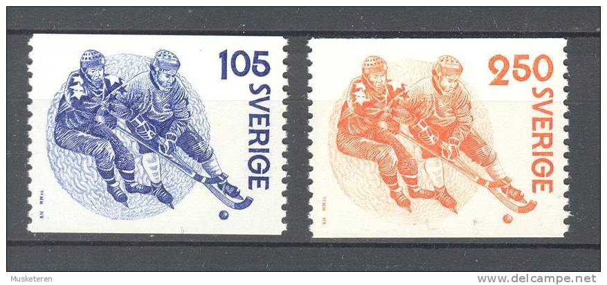 Sweden 1979 Mi. 1053-54 Bandy MNH** - Unused Stamps