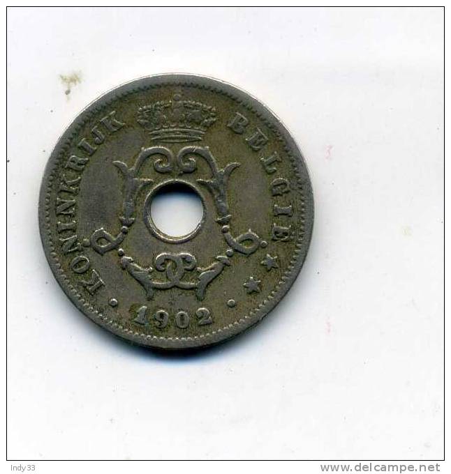 - MONNAIES BELGIQUE . 10 C. 1902 - 10 Cents