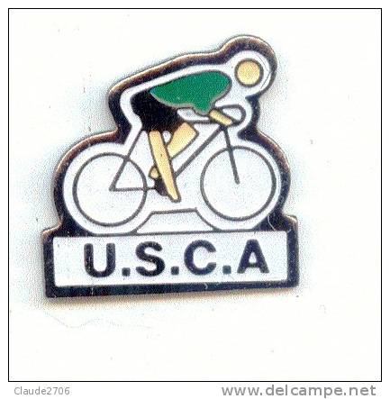 Rare Pin´s USCA ( Amiens Département 80 ) - Radsport