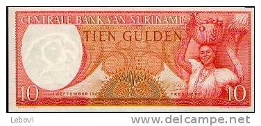 SURINAM - 10 Gulden (15.09.1963) - Suriname