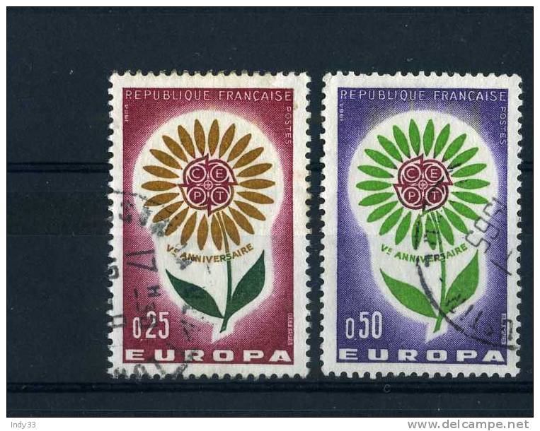 - FRANCE . TIMBRES EUROPA 1964 . OBLITERES - 1964