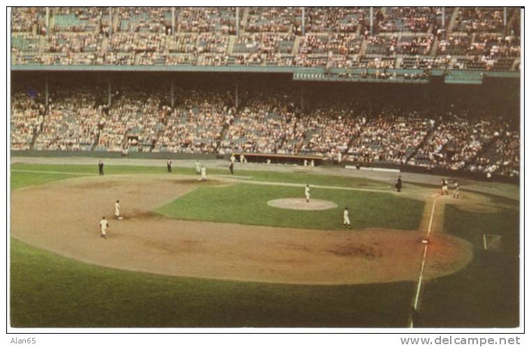 Municipal Stadium, Cleveland Indians League Baseball Team, Ballpark 1950s Vintage Postcard - Baseball